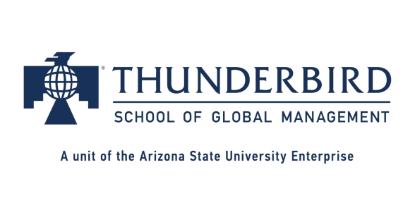 Thunderbird secondary logo - a unit of ASU