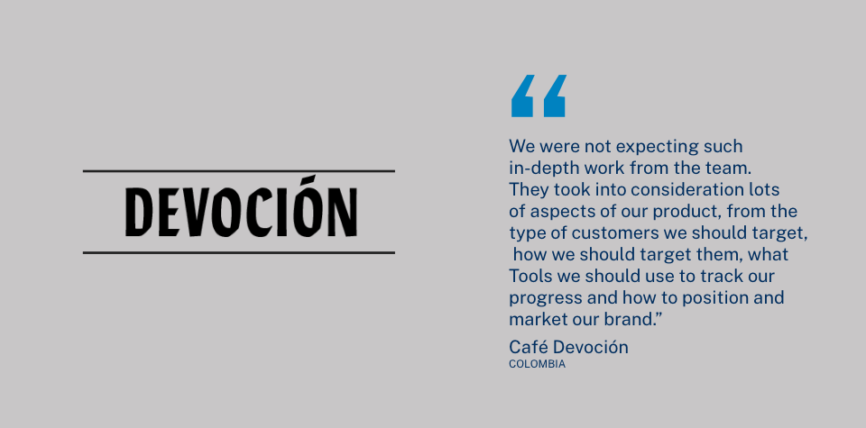 Quote from GCL partner Devocion