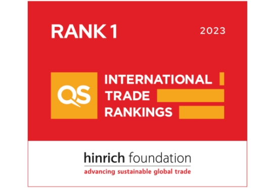 QS International Trade Rankings 2023 No 1 Master in Global Management